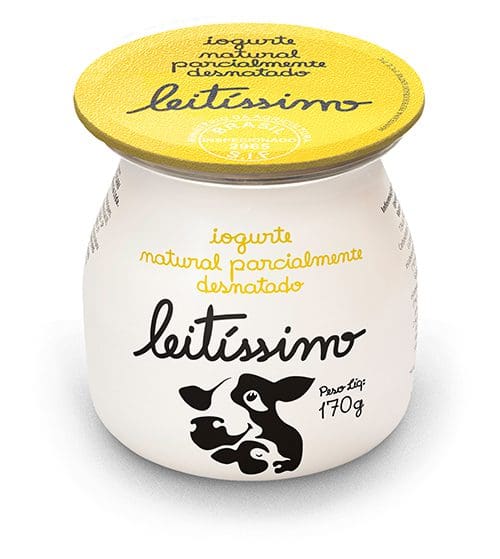 Iogurte Natural Parcialmente Desnatado Leitíssimo 170g